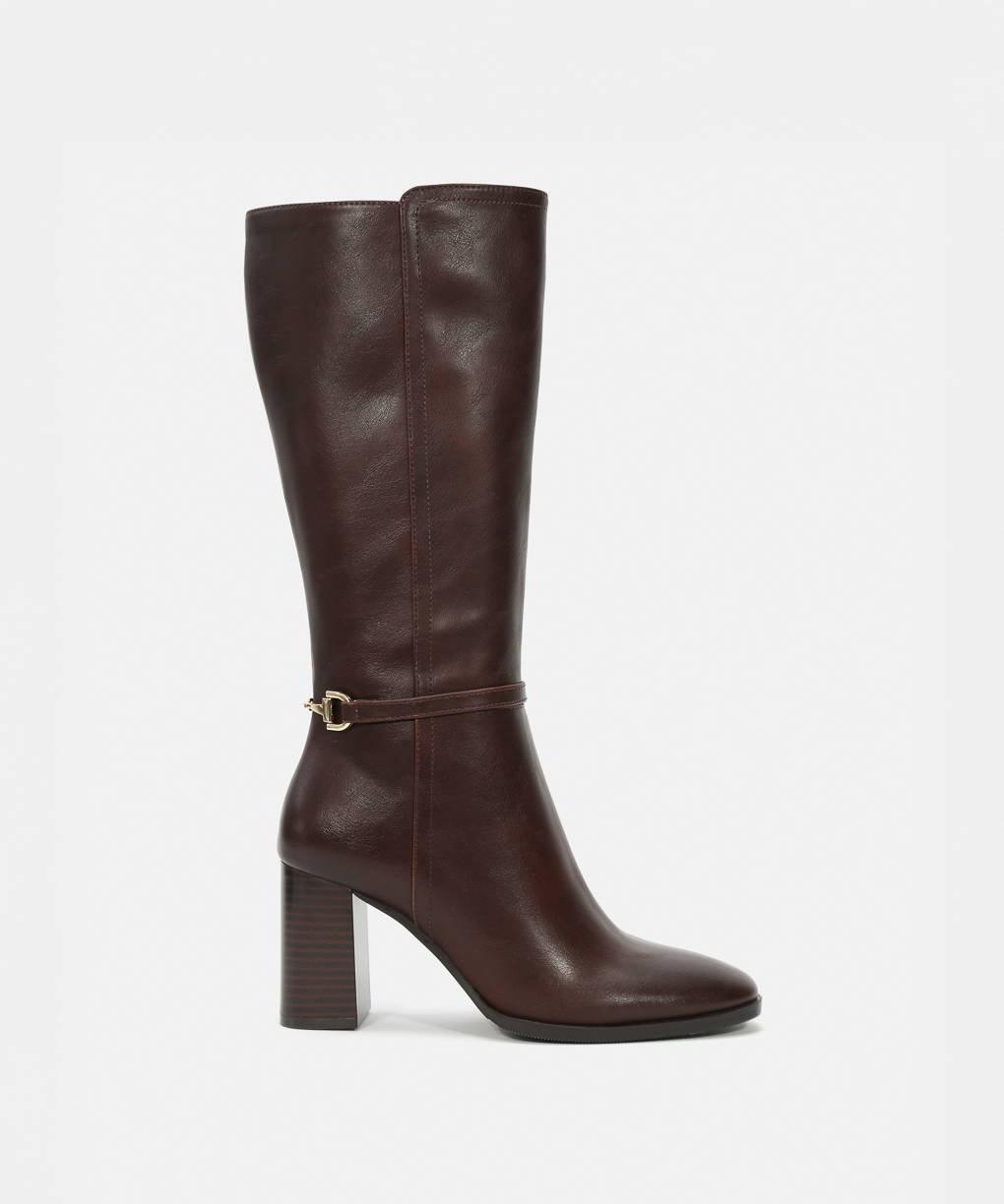 Botas salto detalhe estribo image number null